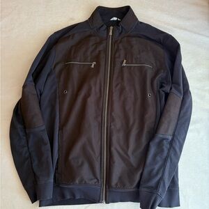 Calvin Klein Black and Gray Windbreaker